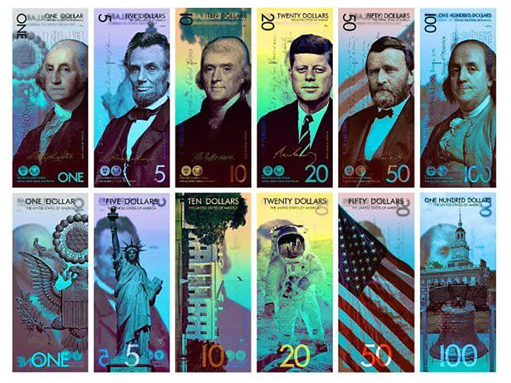 USD Rainbow Currency