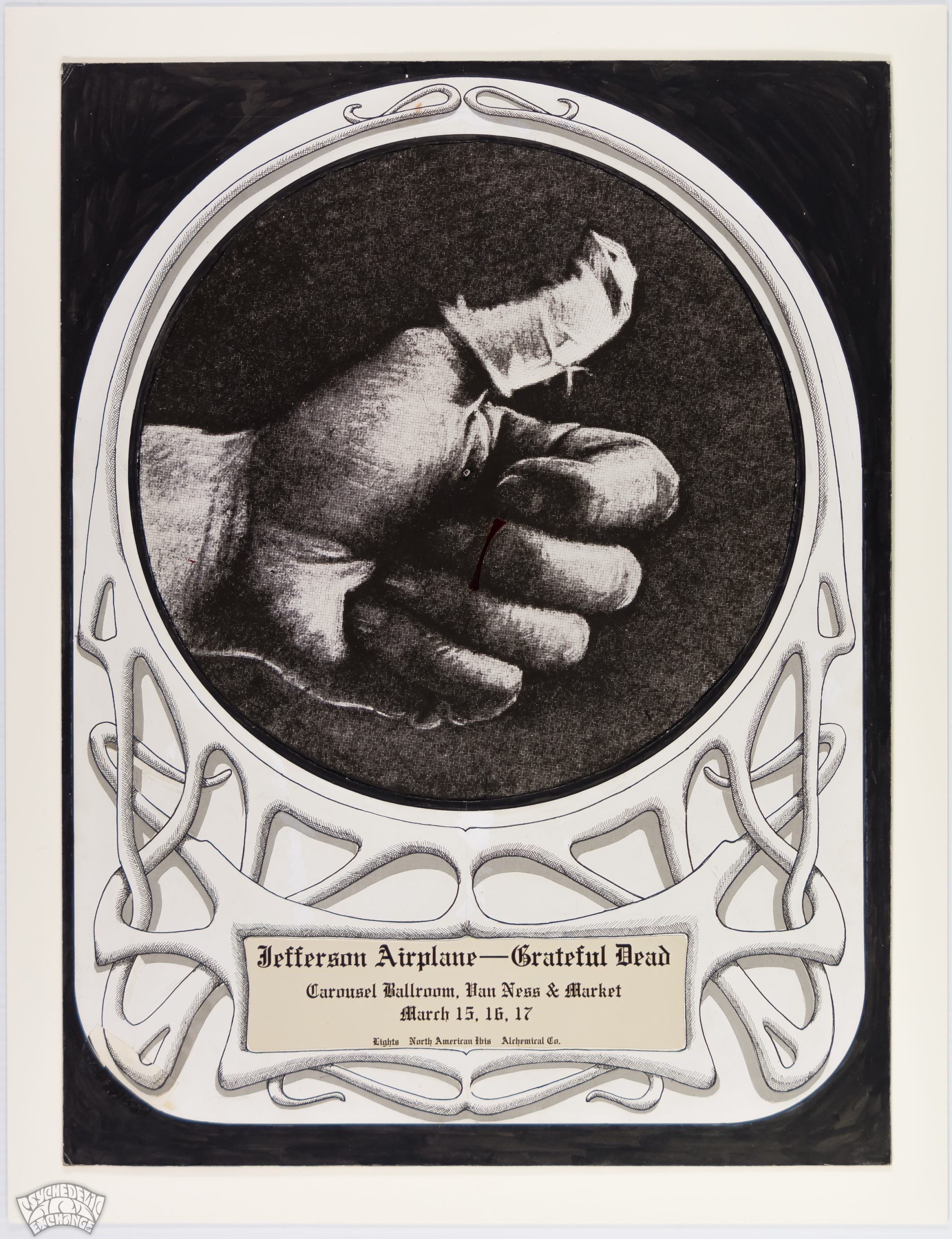 Lost Original Grateful Dead Art (1968) Surfaces for Public Auction Ending June 17th