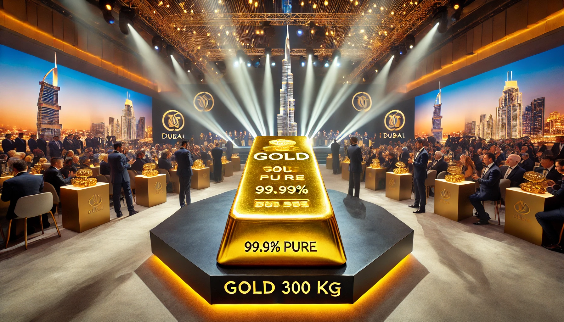 Dubai Sets New Record with a 300-Kilogram Gold Bar: A Testament to Global Ambition