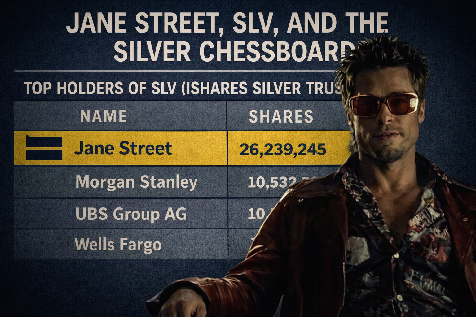 Jane Street, SLV, and the Silver Chessboard