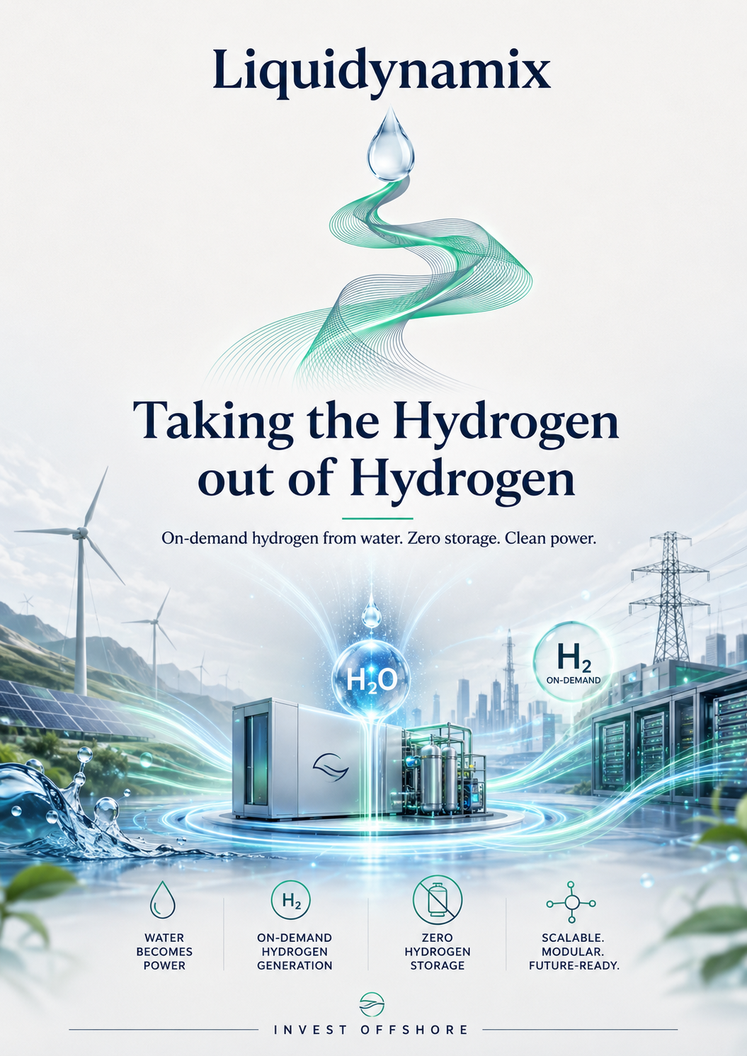 Liquidynamix: Unlocking Clean Energy by Taking the Hydrogen out of Hydrogen