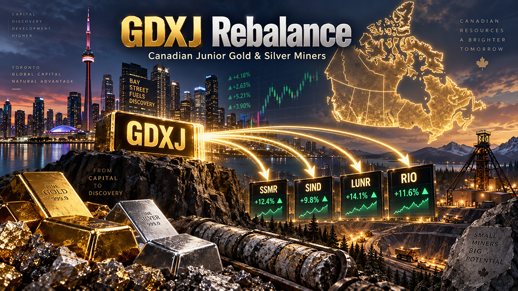 Canada’s Junior Gold & Silver Miners Are Heading for a Historic GDXJ Rebalance