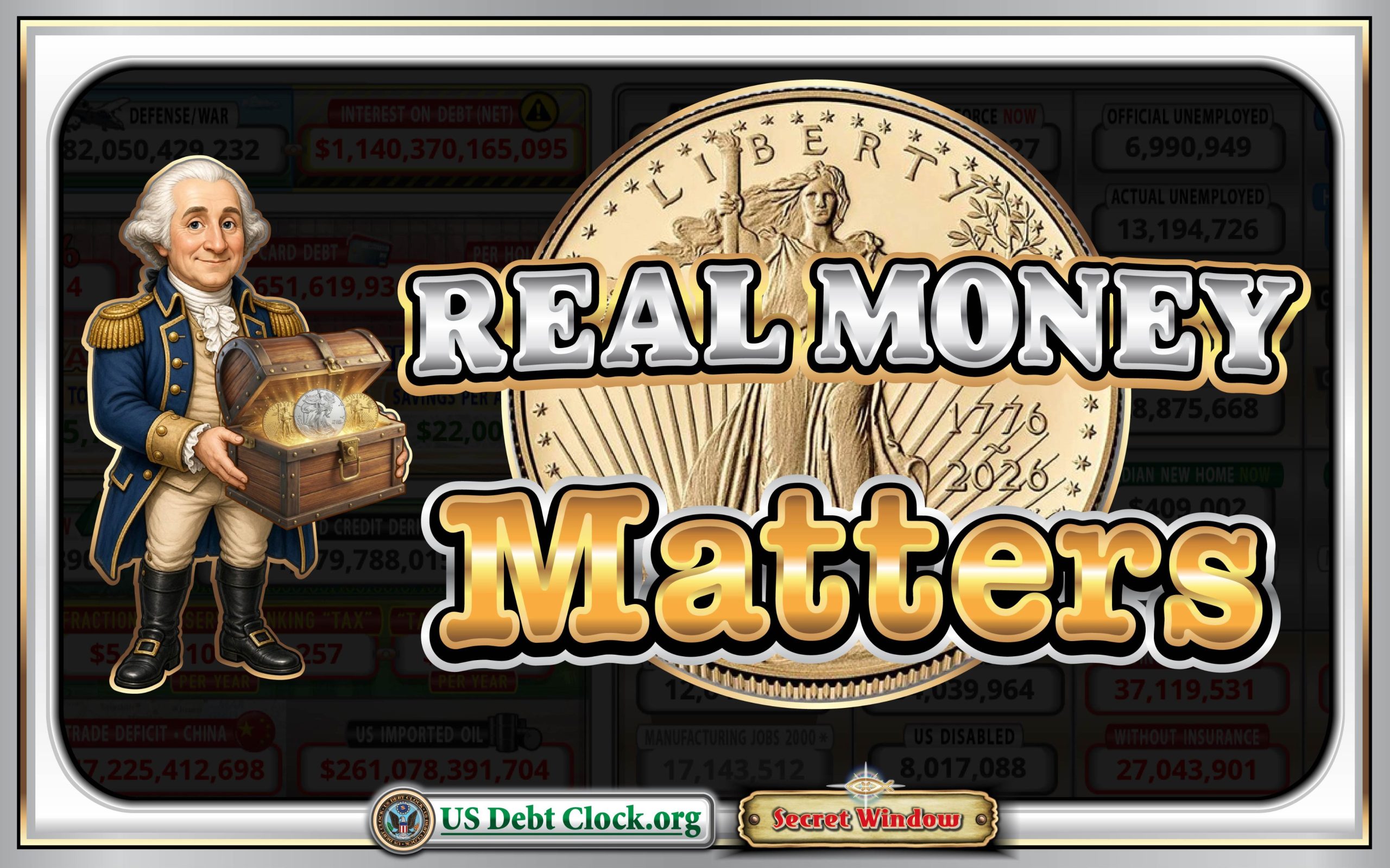 Real Money Matters: US Debt Clock Returns to the Foundation of Value