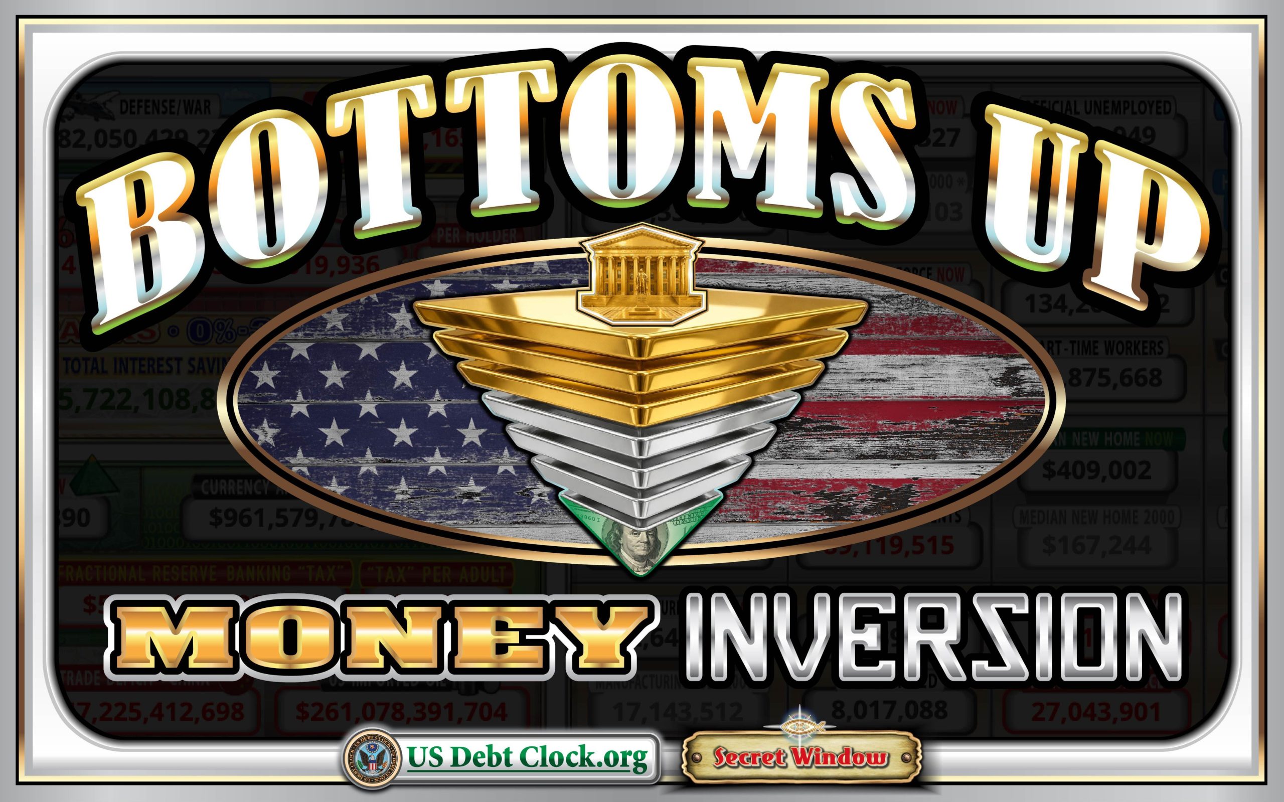 Bottoms Up: US Debt Clock Signals a Money Inversion