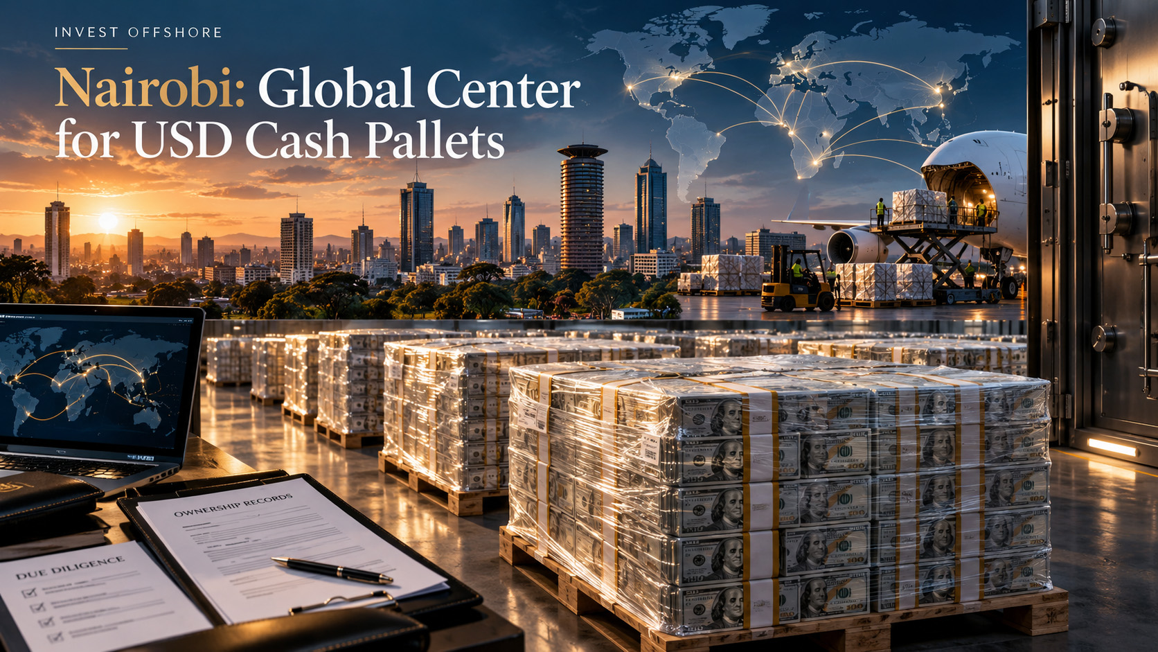 Nairobi Emerges as a Global Center for USD Cash Pallets as New Multi-Billion-Dollar Holdings Surface